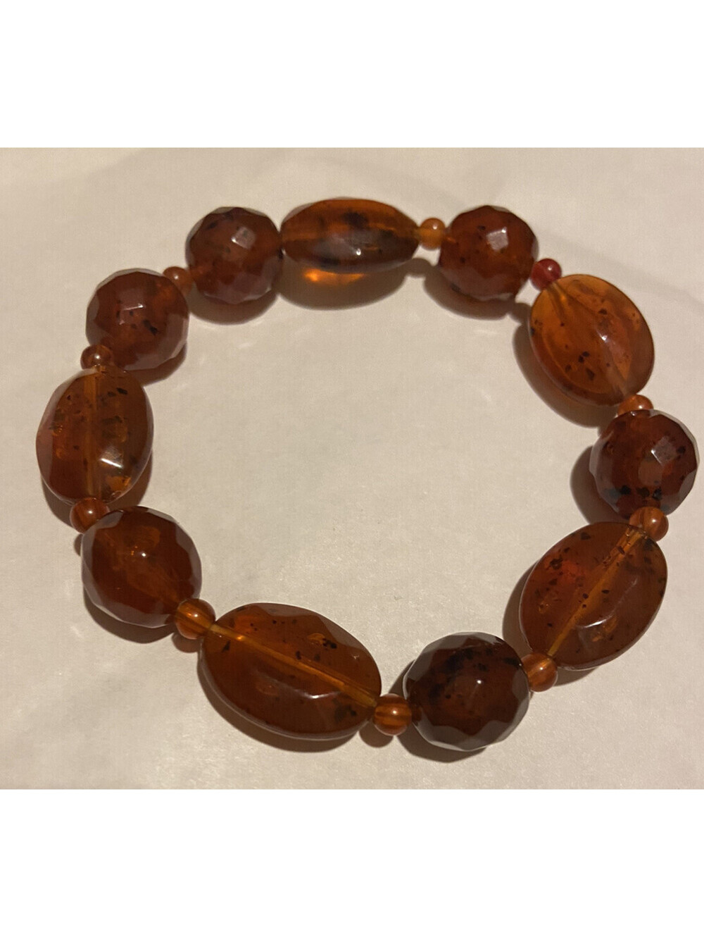 Bracelet Amber Stretch Faux